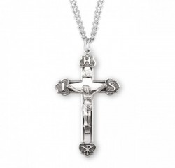 IHR and Chi Rho Men's Crucifix Necklace [HMM3287]