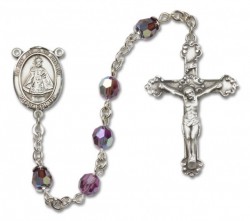 Infant of Prague Sterling Silver Heirloom Rosary Fancy Crucifix [RBEN1015]
