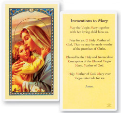 Invocation Laminated Prayer Card [HPR227]