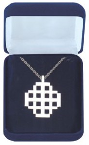 Jerusalem Cross Pendant in Sterling Silver [TCG0365]