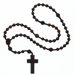 Jujube Wood 5 Decade Rosary - 8mm [RB9007]
