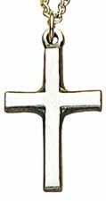 Women's Latin Cross Pendant, Pewter [TCG0338]