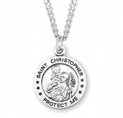 Men's Protect Me St. Christopher Necklace [HMM3396]