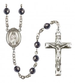 Men's St. Odilia Silver Plated Rosary [RBENM8319]