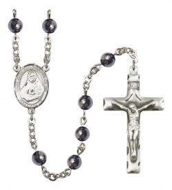 Men's St. Rose Philippine Duchesne Silver Plated Rosary [RBENM8371]
