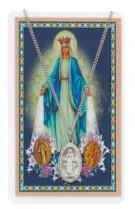 Our Lady of the Miraculous Medal with Prayer Card [PC0114]