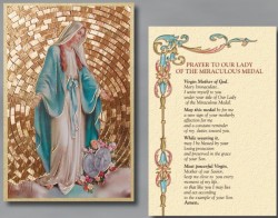 Our Lady of Grace Prayer Wall Plaque 4x6 Mosaic Plaque [HFA0253]
