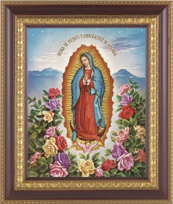 Our Lady of Guadalupe 8x10 Framed Print Under Glass [HFP218]