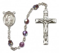 Our Lady of Lebanon Sterling Silver Heirloom Rosary Squared Crucifix [RBEN0034]