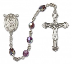 Our Lady of Olives Sterling Silver Heirloom Rosary Fancy Crucifix [RBEN1039]