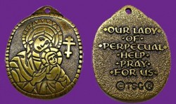 Our Lady of Perpetual Help Pendant [TCG0435]
