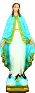Plastic Our Lady of Grace Statue - 24 inch [SAP2405]