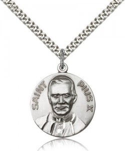 Men's Saint Pius X Medal [BM0572]