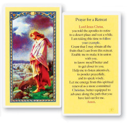 Prayer For A Retreat Laminated Prayer Card [HPR784]