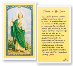 Prayer To St. Jude Laminated Prayer Card [HPR320]