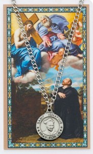 Round St. Ignatius of Loyola Medal with Prayer Card [PCMV017]