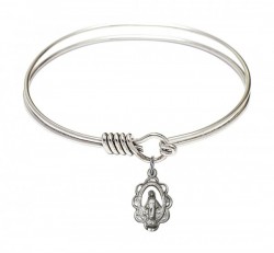 Smooth Bangle Bracelet with a Miraculous Charm [BRS1610]