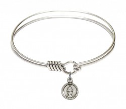 Smooth Bangle Bracelet with a Miraculous Charm [BRS2342]