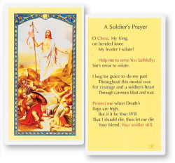 Soldier's Laminated Prayer Card [HPR867]