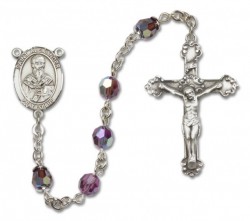 St. Alexander Sauli Sterling Silver Heirloom Rosary Fancy Crucifix [RBEN1067]