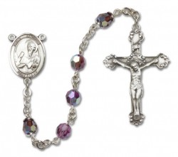 St. Andrew the Apostle Sterling Silver Heirloom Rosary Fancy Crucifix [RBEN1077]
