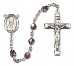 St. Anselm of Canterbury Sterling Silver Heirloom Rosary Squared Crucifixe [RBEN0081]