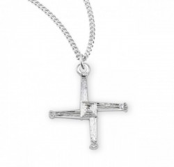 St. Brigid Sterling Silver Cross Pendant [HMCR1016]