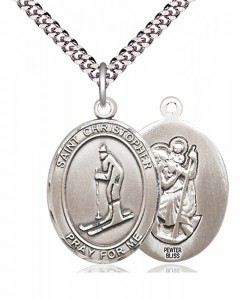 St. Christopher Skiing Medal [EN6324]