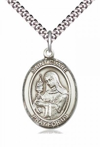 St. Clare of Assisi Medal [EN6064]