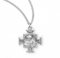St. Francis and St. Anthony Medal Sterling Silver [REM2049]