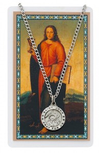 St. John the Apostle Medal and Prayer Card Set [PC0149]