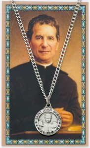 St. John Bosco Medal with Prayer Card [PC0102]