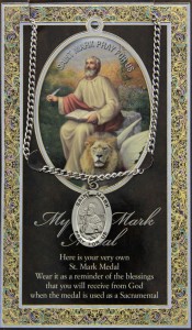 St. Mark Medal in Pewter with Bi-Fold Prayer Card [HPM037]