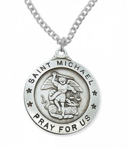 Men's Round St. Michael Medal [MVM1039]