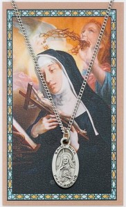 St. Rita of Cascia Medal with Prayer Card [PC0008]