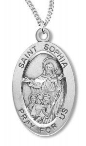 St. Sophia Medal Sterling Silver [HMM1145]