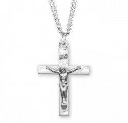 Traditional Crucifix Pendant Sterling Silver [RECRX1027]