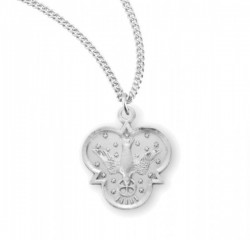 Women's Holy Trinity Dove Necklace [HMM3385]
