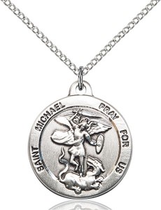 Women's Round St. Michael the Archangel Medal [CM2293]