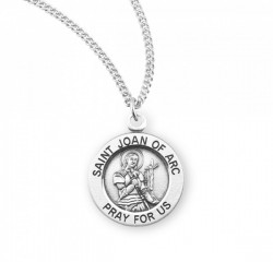 Women's St. Joan of Arc Round Medal [HMM3115]