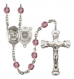 Women's St. Michael Coast Guard Birthstone Rosary [RBENW8076S3]