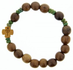Wood Rosary Bracelet - 10mm [RB3927]